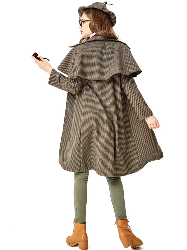 Holmes Sherlock Role-playing Children's Adult Halloween Costume Women Kids Ethnic Stage Costume Traditional Chinese Clothing view 2