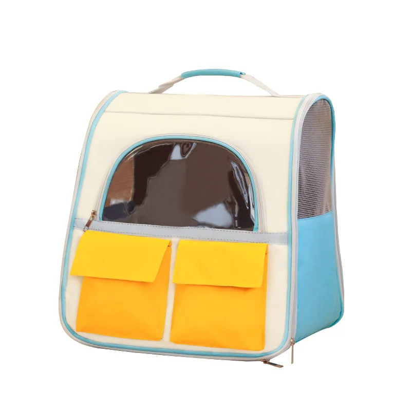 

Pet new cat out large capacity jelly shoulder bag oxford cloth portable shoulders cat backpack supplies