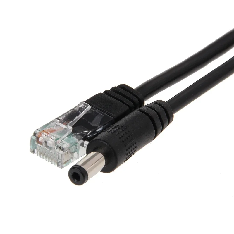 ESCAM 10/100M IEEE802.3at/af محول الطاقة عبر إيثرنت PoE لكاميرا IP 80x27x22mm/3.15x1.06x0.87in