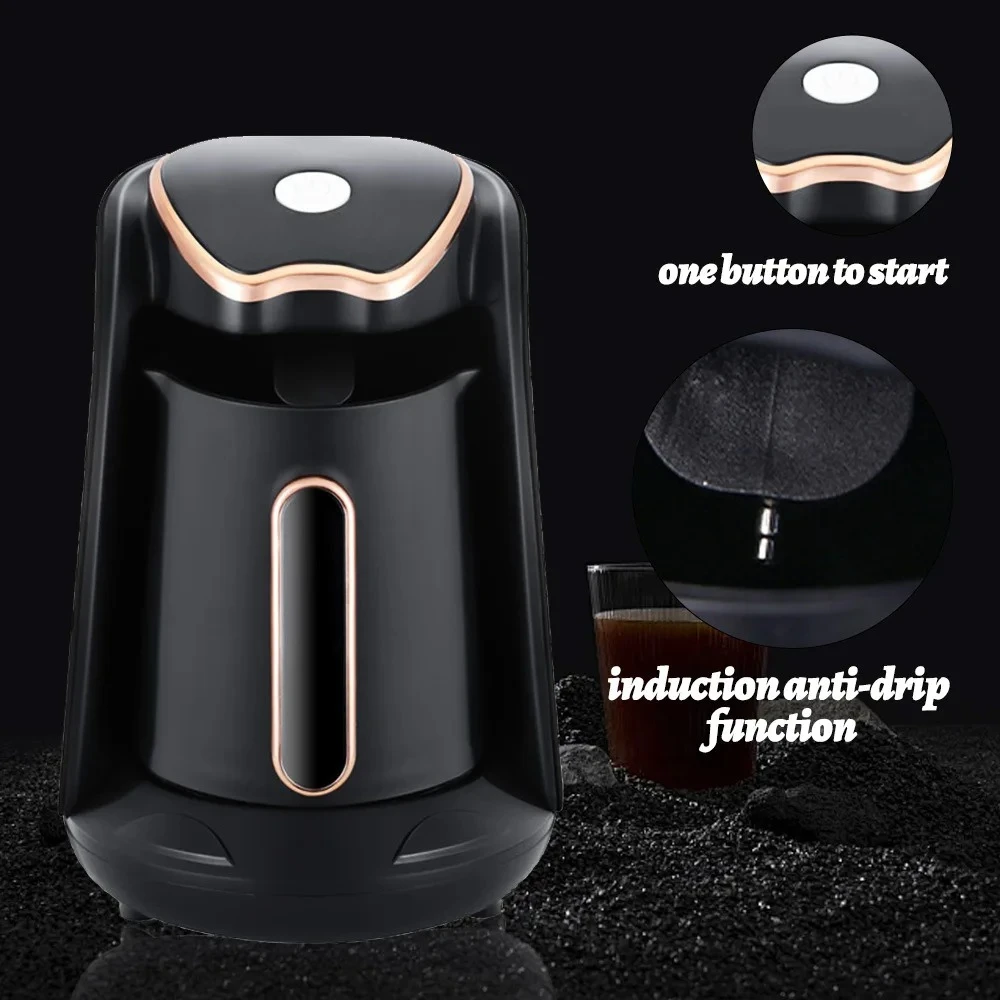 New Arrival Mini Electric Coffee Pot 250ML 600W 220V Portable Espresso Maker Multifunctional Tea Brewer Household Office view 5