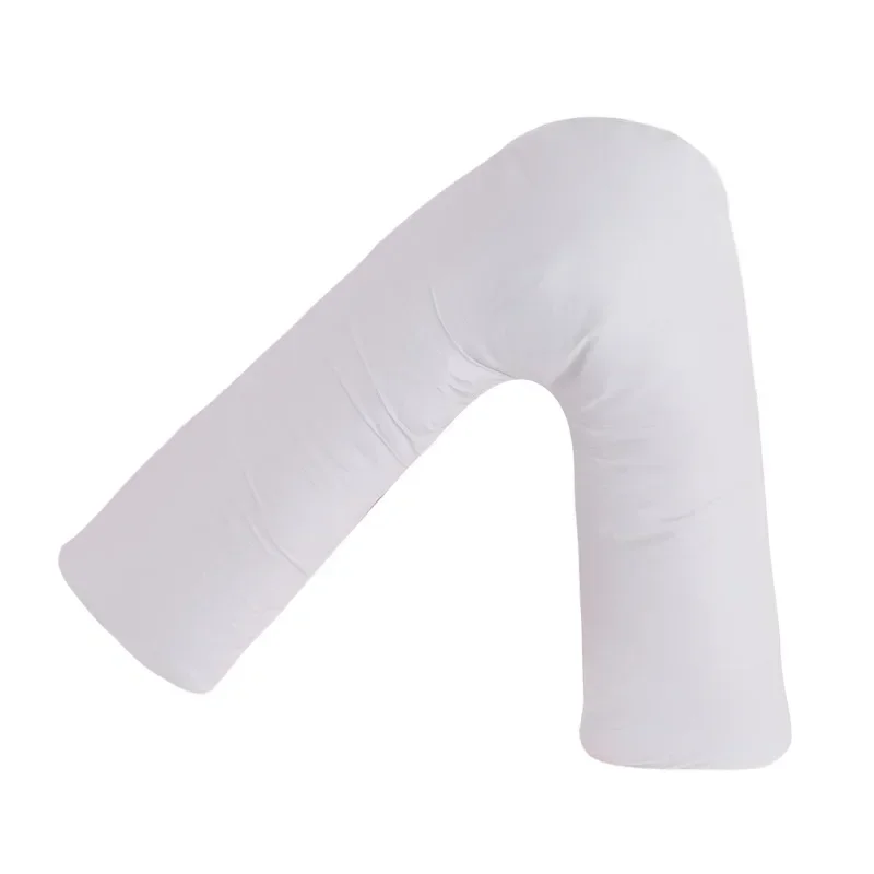 Almohadilla Lumbar de maternidad en forma de V para dormir de lado, almohada Abdominal, almohada de viaje