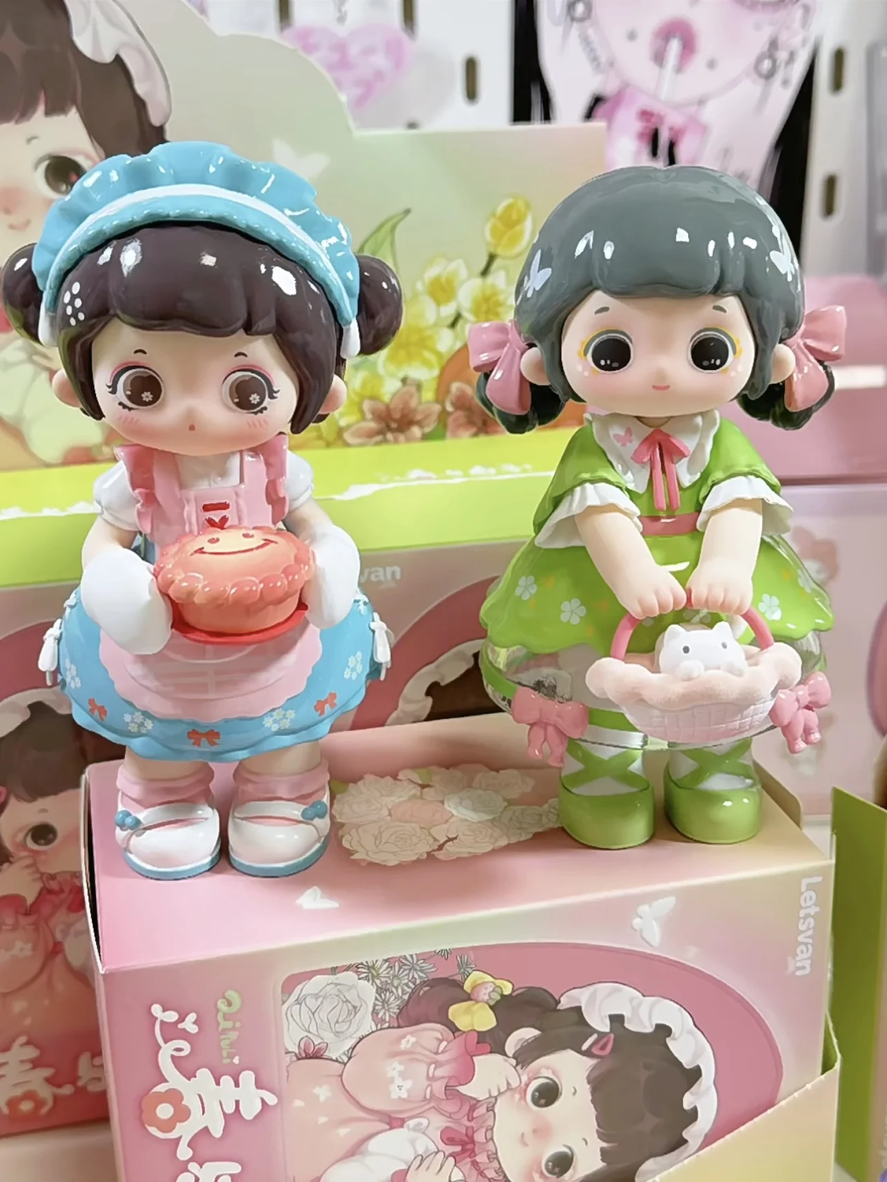 New Pear Sisters Ziyuli Chun And Chunxun Blind Box Spring Limited Figure Trendy Ornaments Lets Van Exquisite Mystery Box Gift