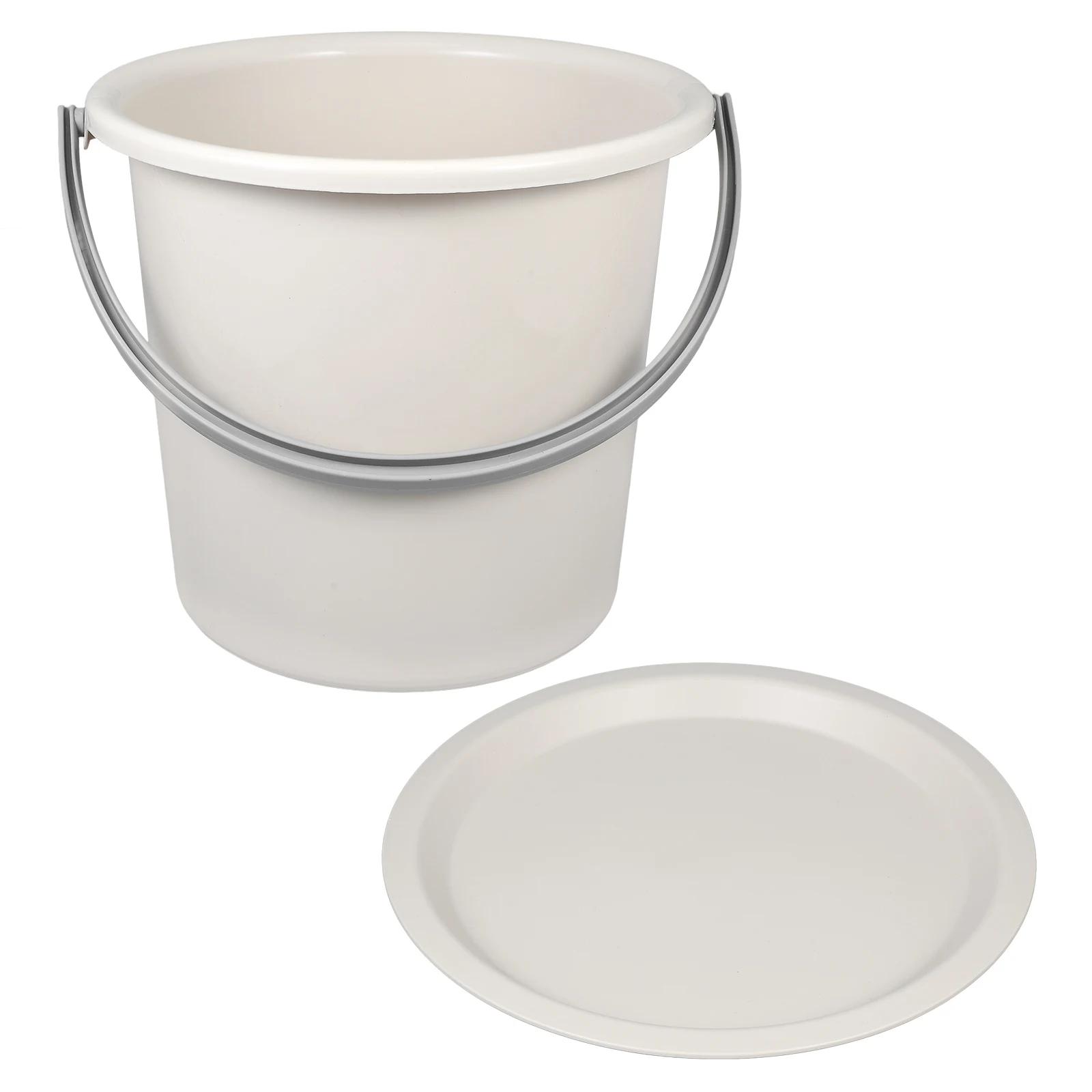

1 set Plastic Bucket with Handle Large Capacity Water Storage for Home Bath Laundry Multi Purpose Pail Containers