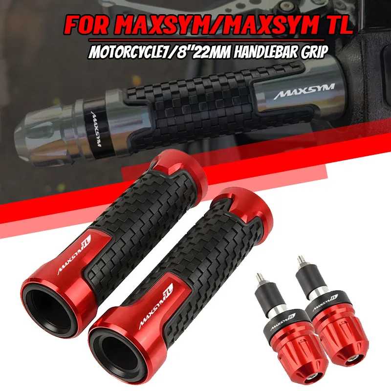 2024 New Motorcycle Handlebar Grip Handle Bar Motorbike Handl Grip For SYM Maxsym 400 600 TL 500 508 TL500 TL508 CNC Accessories