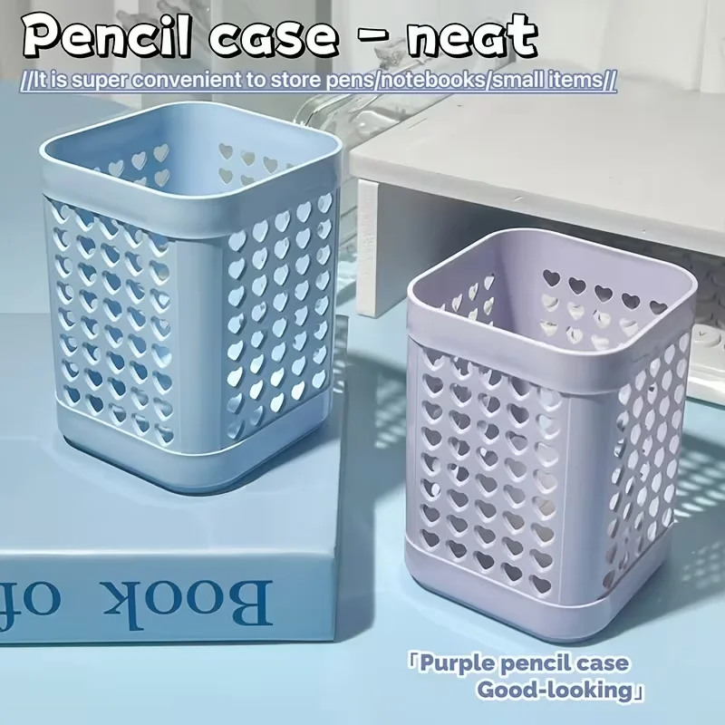 Multifunctional storage box + pen holder - a desktop tool for organizing and storing stationery