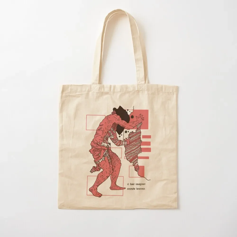 

Sisyphus - Camus Quote Abstract Tote Bag Canvas bag for women Women's tote bag