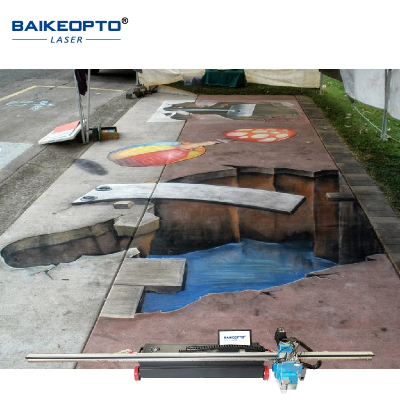 High Accuracy 11520dpi Partition Printing 3D Smart UV Inkjet Ground Floor Printer Wallpaper Painting Printing Machine