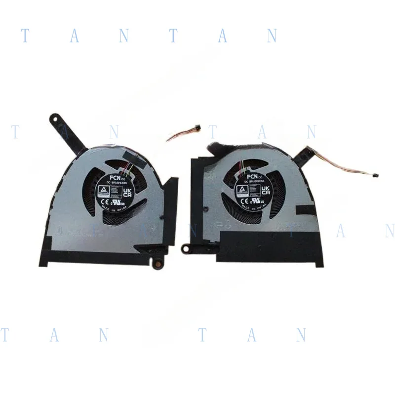 NewForASUSTUFDashF15FX517ZCFX517ZRCPUGPUCoolingFanRTX3070DC12V0.6A T-T