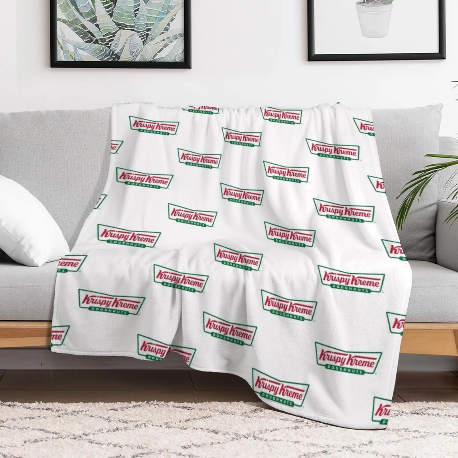 Krispy Kreme Throw Blanket Extra Large Throw Fashion Sofas Blankets