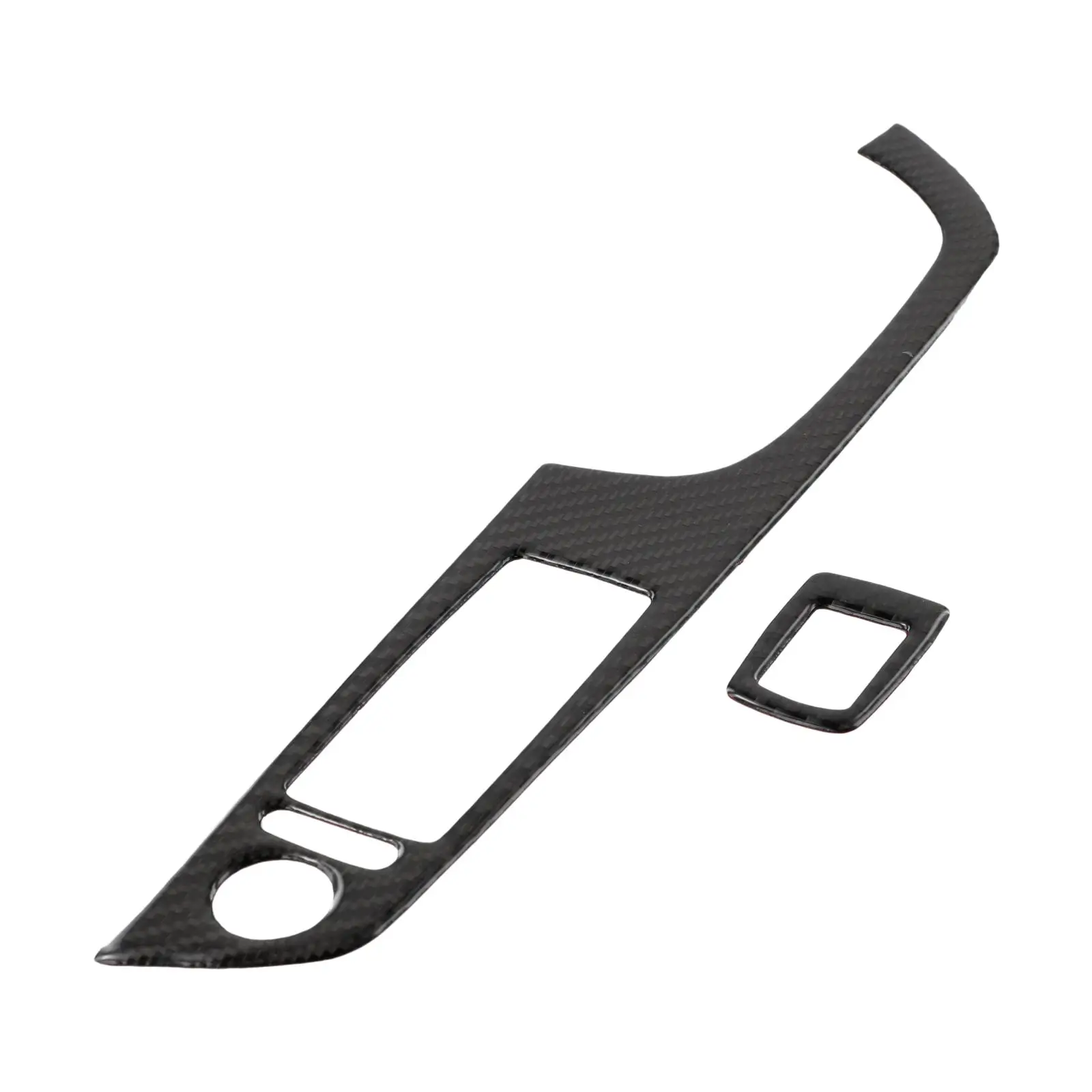 Carbon Fiber Switch Cover Trim Coupe RHD Easy To Use For BMW 3 Series E92 Quality Assurance Waterproof 2Pcs / Set