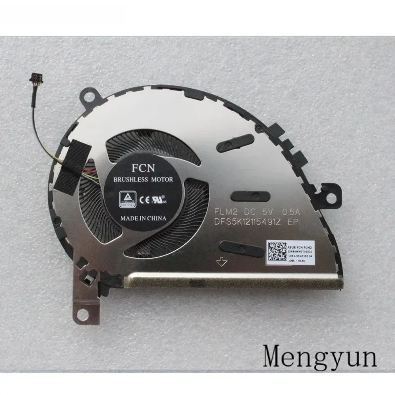 New Original laptop CPU cooling fan for Asus Zenbook 14 ux434f ux434fcl flip ux463f flm2 dfs5k12115491z 13nb0mw0t01021