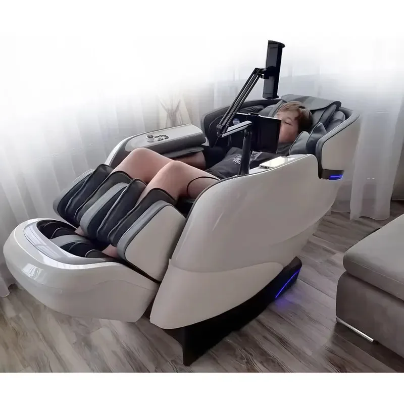 2026 GUOHENG Luxury 6d Voice Control Electric Massage Chair Zero Gravity SL Electric Massage Sofa With Foot Massage