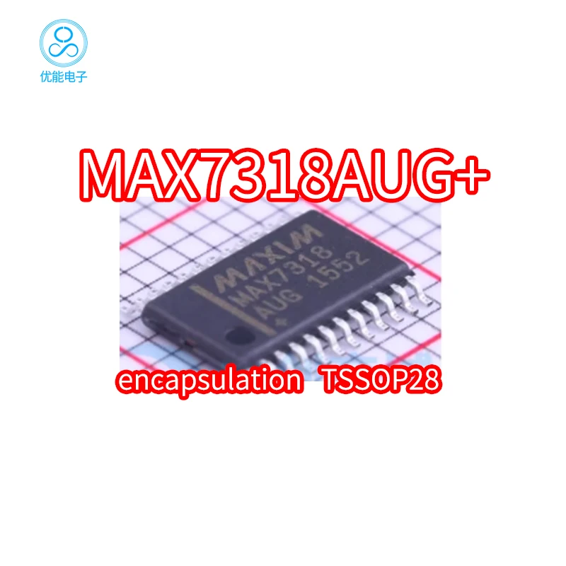 MAX7318AUG+MAX7318 MAX7318AUG SMT TSSOP-24 extender chip