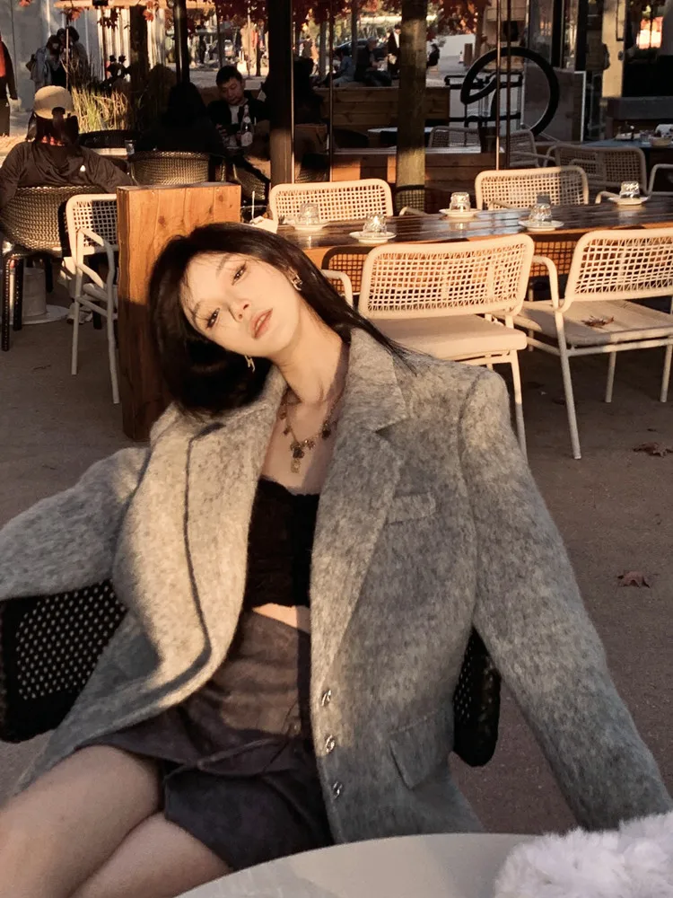 

Женская короткая юбка с высокой талией из велюра под оленью кожу, плиссированная, с поясом, повседневная, А-силуэт, Sweet Lin