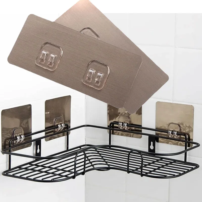 Suporte de gancho adesivo forte à prova d'água, suporte de parede para banheiro, suporte de parede para cozinha, suporte de gancho para cozinha.