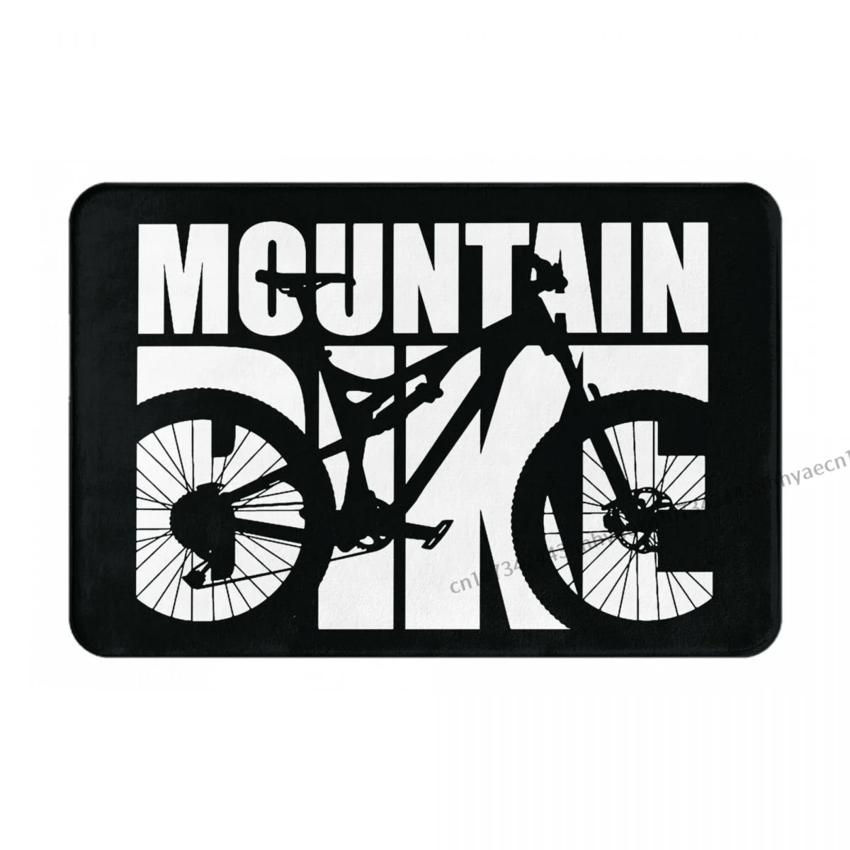 Mountain Bike MTB Cycling Bath Non-Slip Carpet Biker Flannel Mat Welcome Doormat Home Decoration Rug