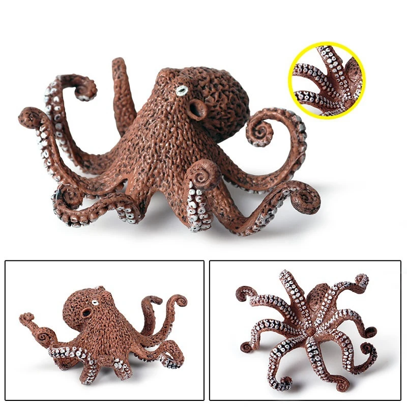 Octopus Modell Ozean Meer Leben Figur Spielzeug Simulation Tierwelt Modell Party Dekor Ozean Kreaturen Octopus Modell Figur