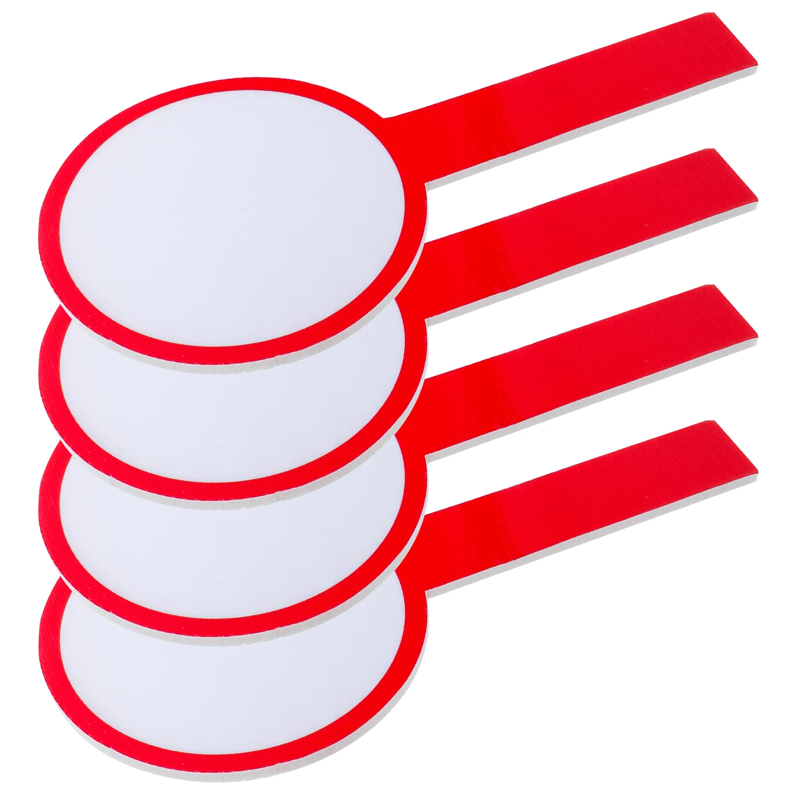 4pcs Blank Scoreboard Dry Erase Boards Lightweight Portable Whiteboards For Classroom Teaching Answer Paddles Small Scoring