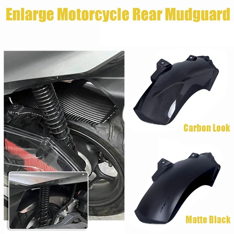 Motorcycle Rear Wheel Extender Fender Mudguard Mud Flap Motocross Splash Guard For Honda PCX160 PCX 160