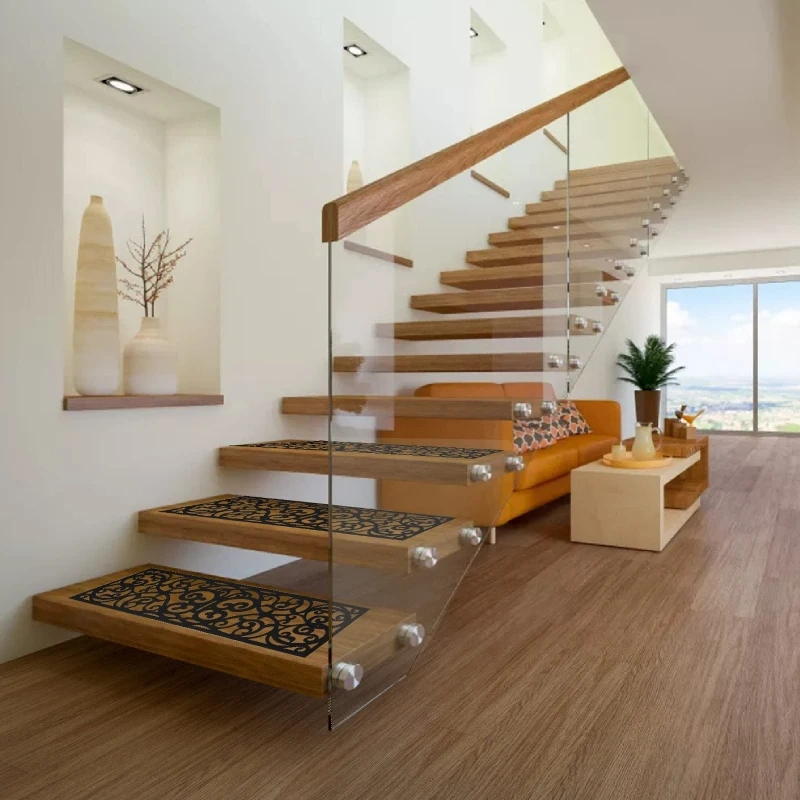 1 szt. Puste, ażurowe stopnie schodowe, wytrzymałe, zewnętrzne maty antypoślizgowe na schody do domu i na podwórko, dekoracja domu zapewniająca bezpieczeństwo.