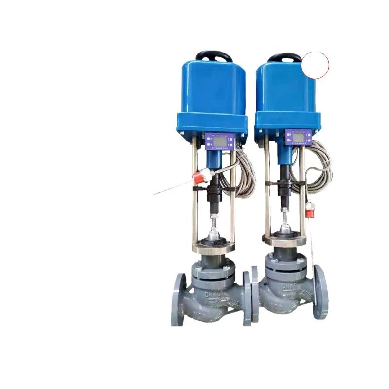 Electric intelligent temperature regulating valve Three-way one-in and two-out diversion valve, two-in and one-out