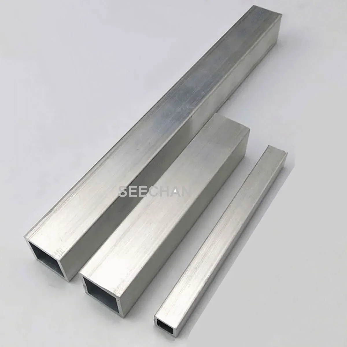 Square Rectangle Metal Aluminium AL Tube Pipe Length 100 150 200 500mm DIY Material for Model Part Accessories DIY Car Frame