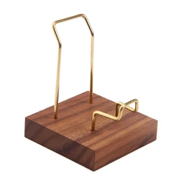 6.5cm Wooden Display Shelf crystal display stand mobile phone holder mineral display stand holder