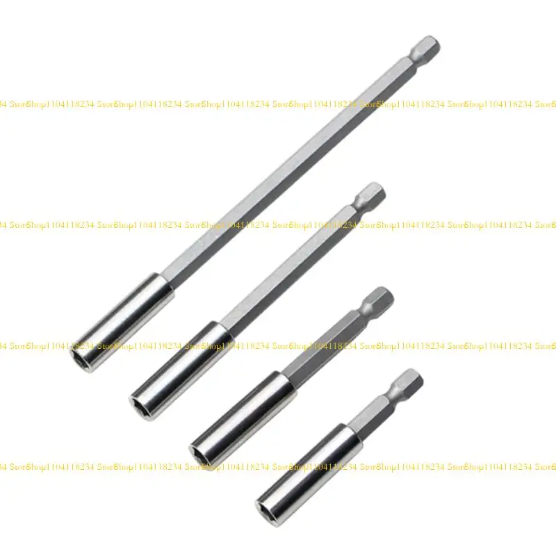 

P9FB 4Pcs Extension Socket Drill Bit Holder 1/4inch Hexagonal Screwdriver