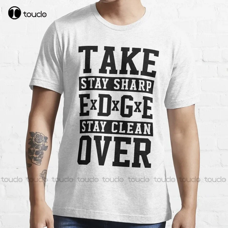 Take Over - Straight Edge T-Shirt Tshirts High Quality Cute Elegant Lovely Kawaii Cartoon Sweet Harajuku Cotton Tee Shirts New