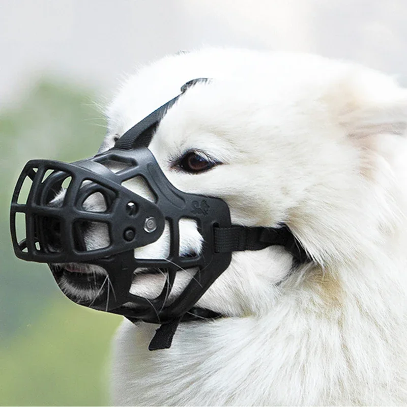 

Pet Dog Mouth Guard Anti-biting Small Large Dogs Mouth Covers Soft Glue Anti Bite Stop Barking Dogs Mouth Restraint Durable