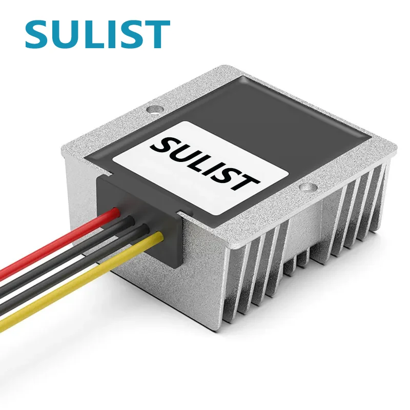 SULIST car 10-36V to 12V13.8V/15V/19V20V/24V voltage regulator DC to DC buck-boost power supply regulator module 20AWaterproof