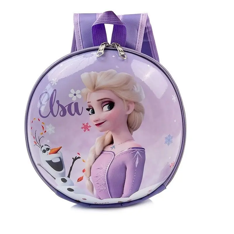 Disney Frozen Princess Children\'s Backpack Girls Figure Cartoon Elsa Anna Print Schoolbag Kids Hard Shell Bag Birthday Gift