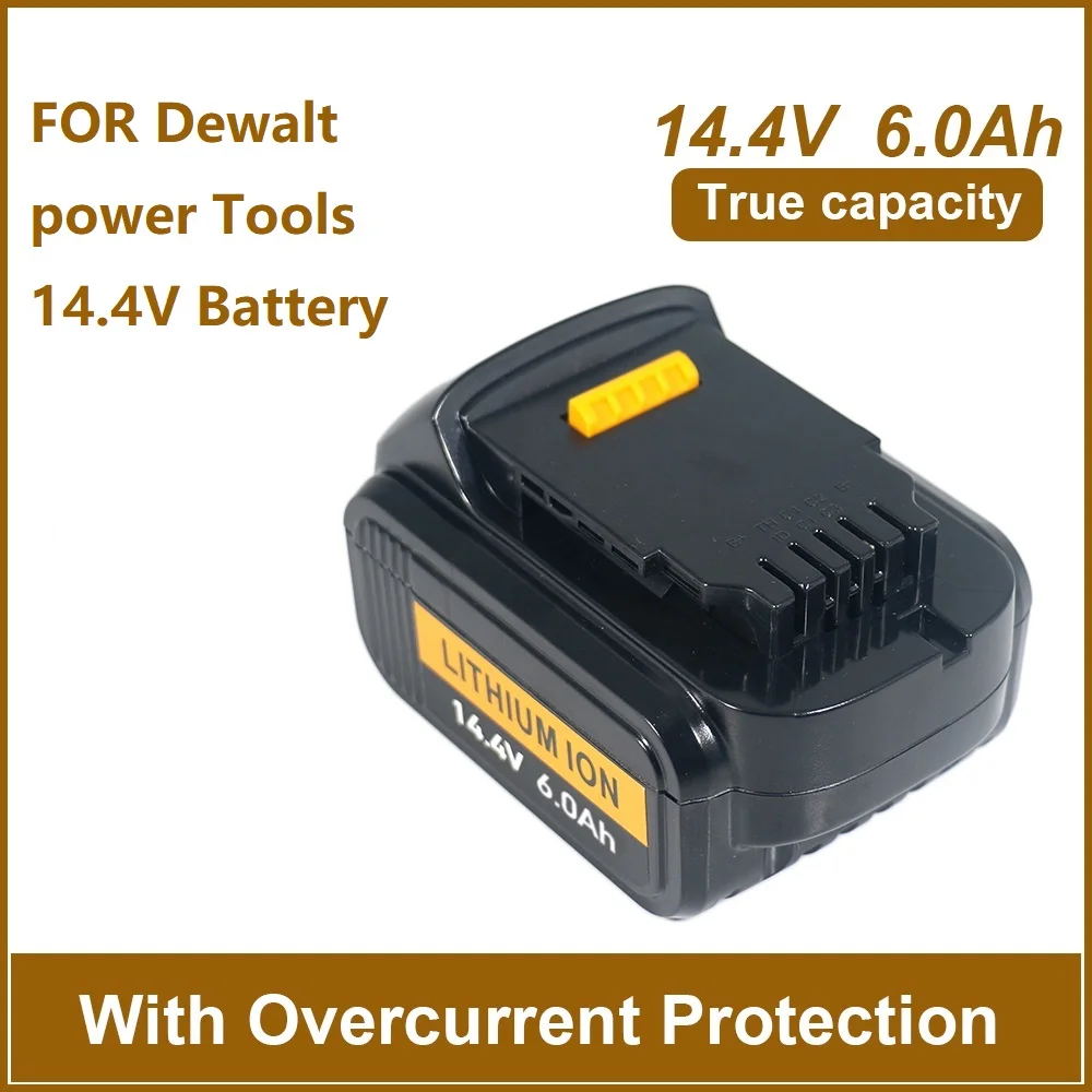 ل ديوالت 14.4 فولت 3Ah 5Ah 6Ah بطارية ليثيوم بطاريات قابلة للشحن 18650 أدوات DCB140 DCB142 DCD735L2 DCF835C2 DCF835L2 DCL030 #6