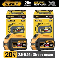 DeWALT Original Battery 20V/60V 9000mAh MAX FlexVolt for DCB606 DCB205 DCB206 DCB209 DCB182 Power Tool Air rapid transportation