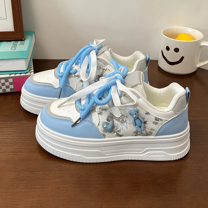 รองเท้าผ้าใบหนังพิมพ์ลายแฟชั่น - Sneakers Fashion Women บทวิจารณ์และราคา