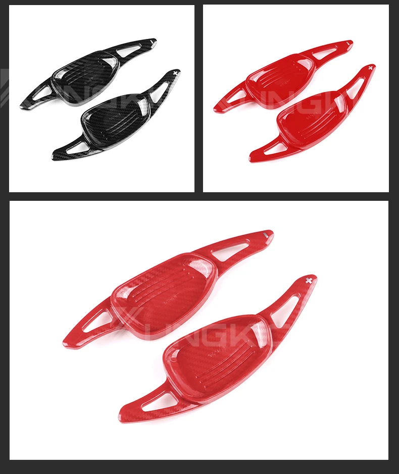 Für Cupra Formentor LEON Ateca 2021 2022 2023 2024 2025 Auto-Lenkrad Schaltwippen DSG ABS Carbon-Faser-Stil Verlängerung – Detail 4