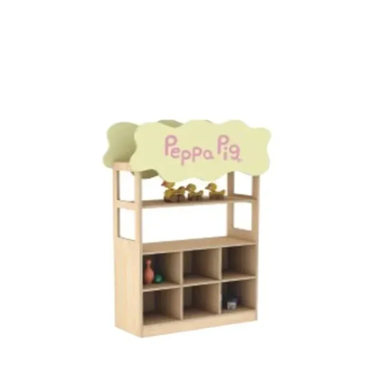 Easy-to-Assemble 7-Box Toy Cabinet for Kids' School Furniture