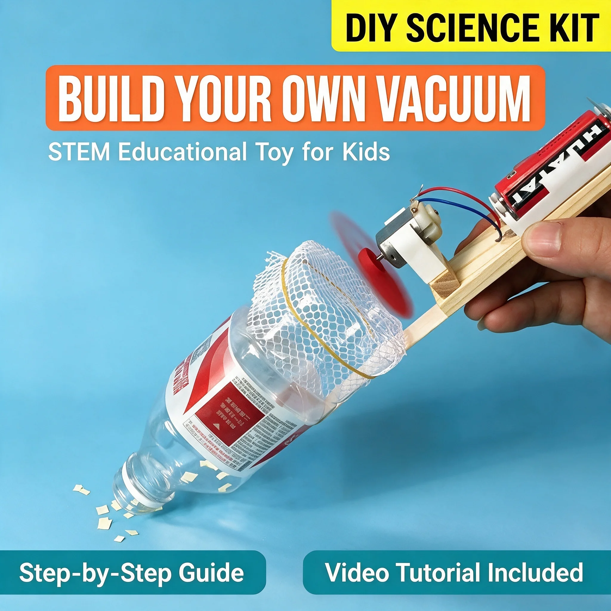 Science Project Homemade - Homemade Vacuum Making Set Complete Accessory