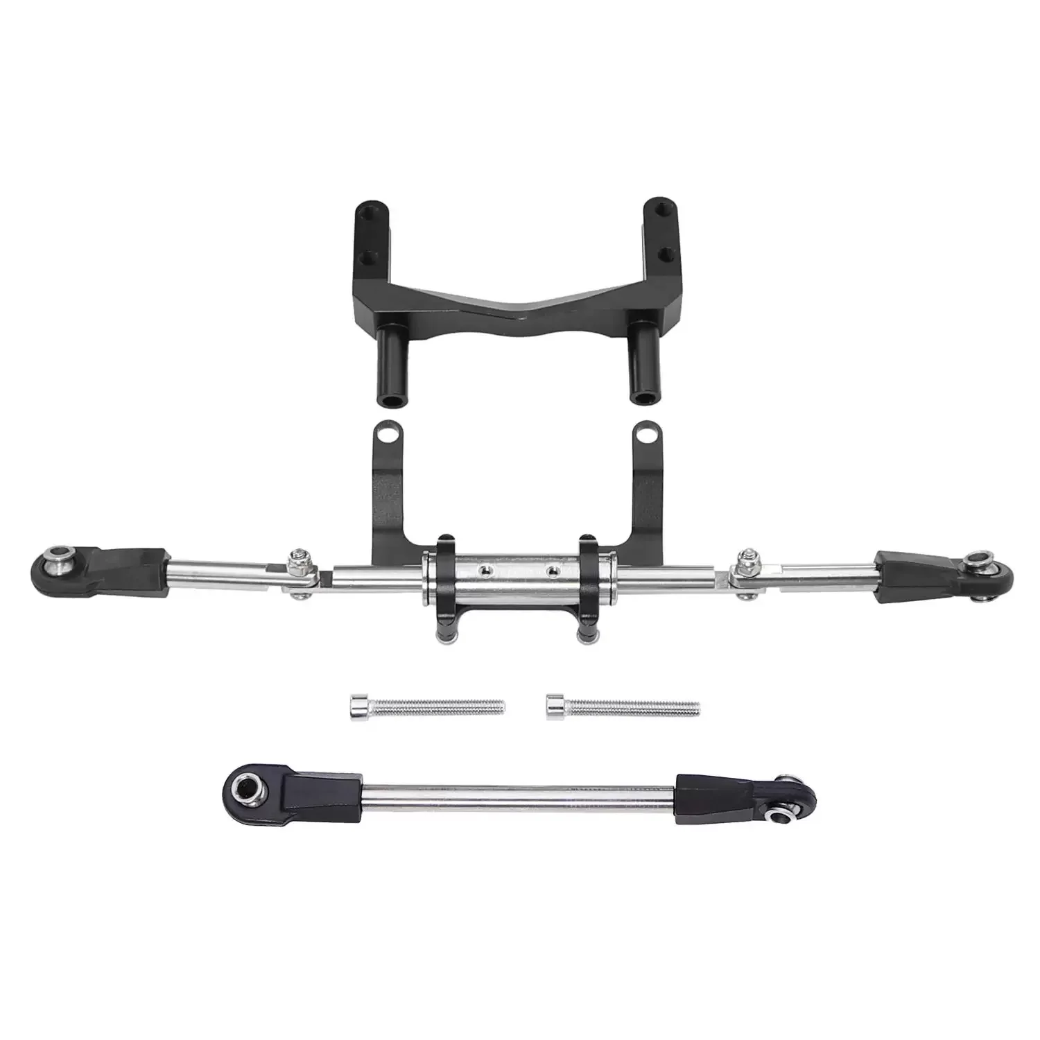 Aluminium Servo Mounts Met Simulatie Hydraulische Stuurset Voor 1/10 SCX10 II 90046 Rechte As RC Auto Upgrade Onderdelen