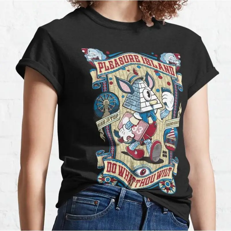 Pleasure Island Fairground Vintage Cartoon Classic Book T shirt sh