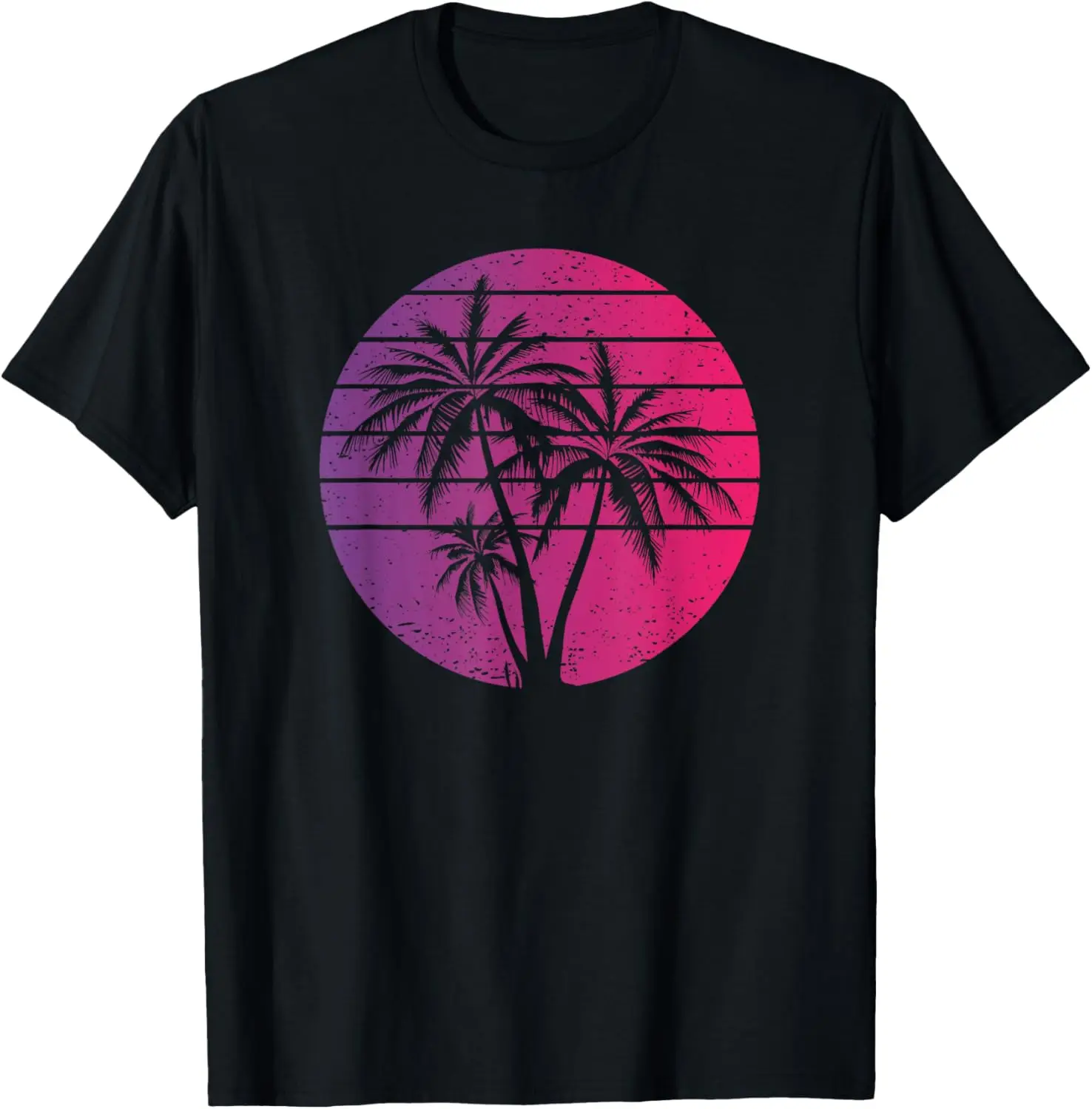 

Palm Trees Retro Style Vintage T-Shirt,100% cotton