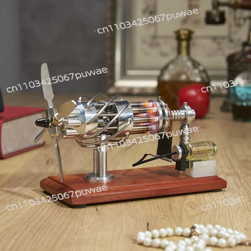 16 Cylinder Engine Model, Creative Physics Science & Technology Experiment Toy for Learning Education Display
