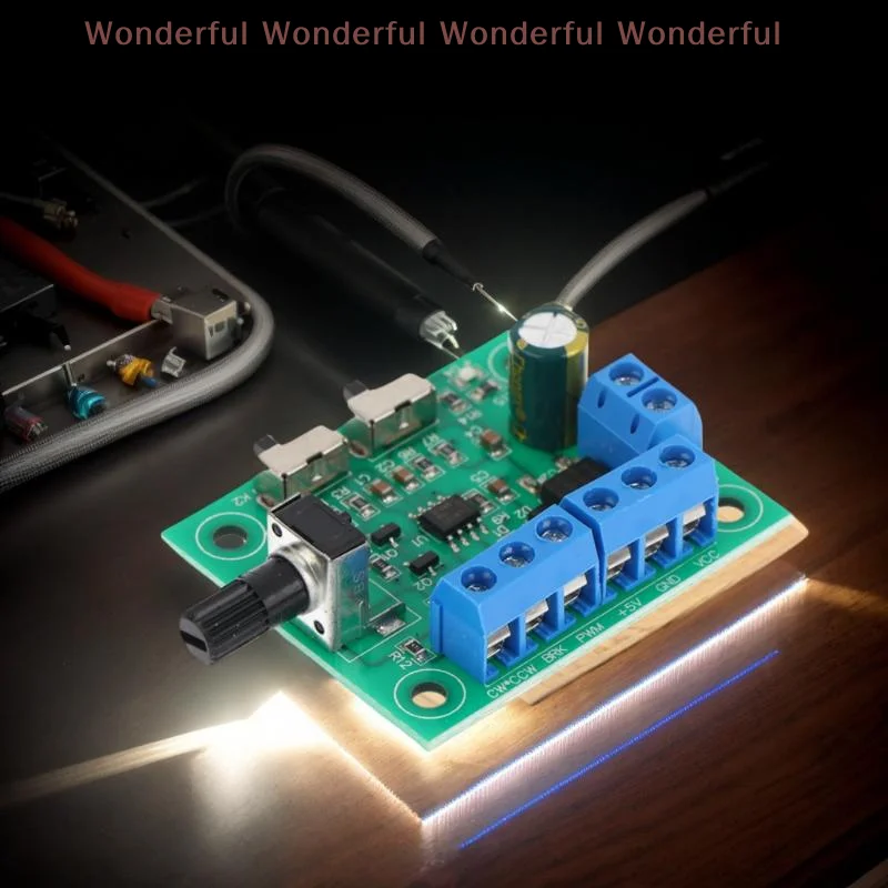 

1 шт. DIY Блок управления бесщеточным двигателем для автомобиля, боковой переключатель, плата управления постоянным током и регулировки скорости ШИМ