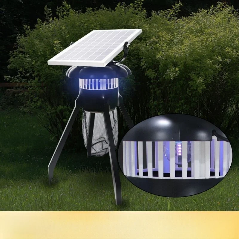 Outdoor courtyard type farm solar inhaled lighting physical mosquito killer lamp waterproof sunscreen silent energy saving