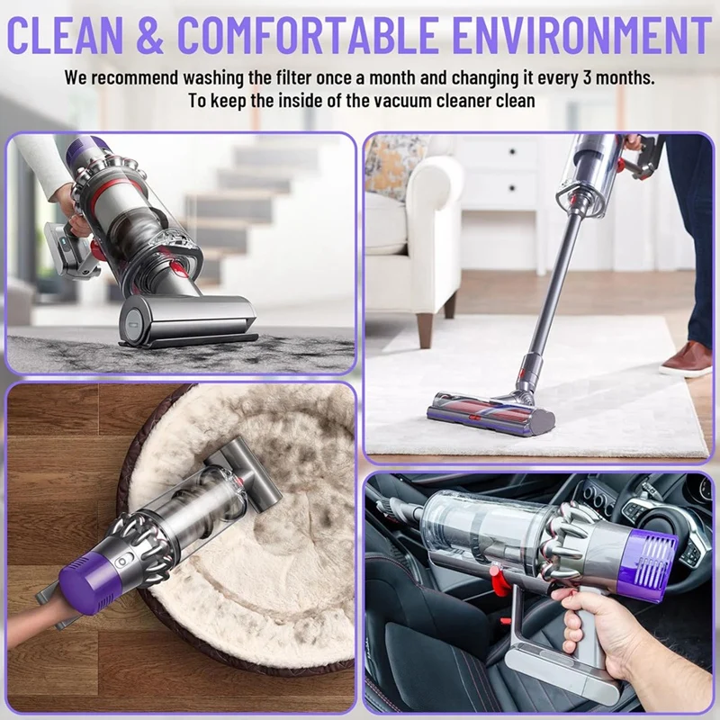 B58B-فلتر المكنسة الكهربائية لقطع غيار فلتر دايسون V10 SV12 Hepa، رقم الجزء 969082 -01