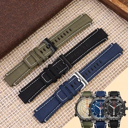 24*16MM Bracelet For Timex Tidal Compass Canvas Watch Strap T2N721 TW2T76500 76300 TW2T6400 Men's High-quality Nylon Watch band