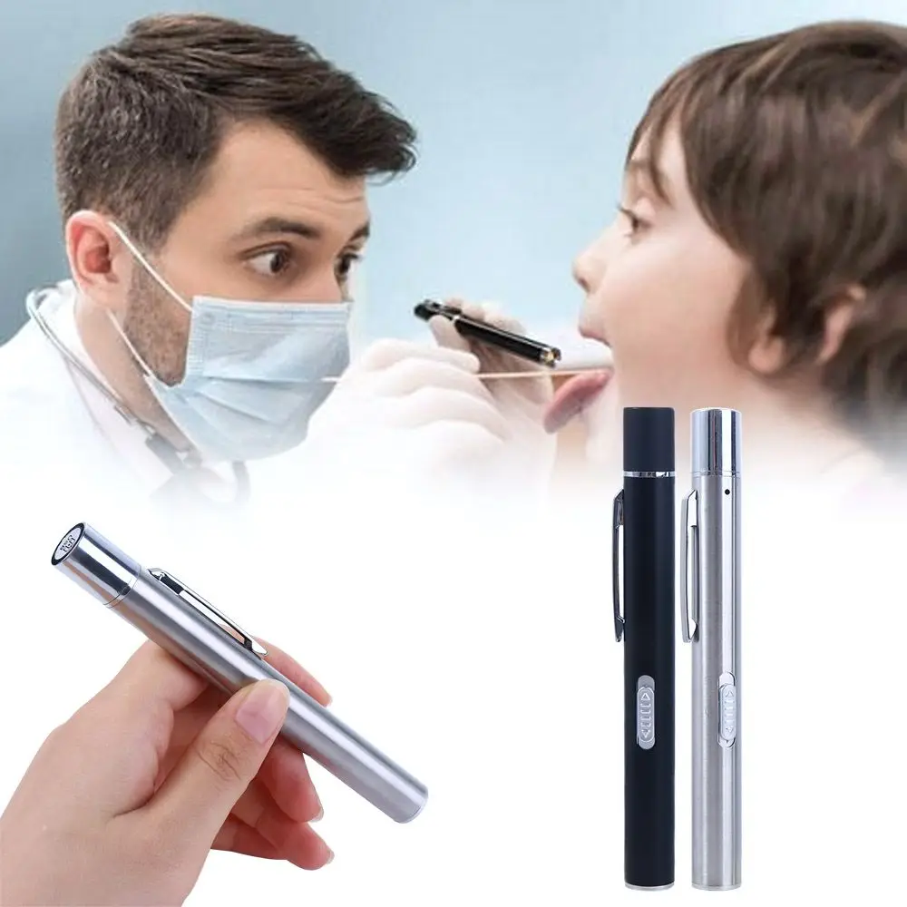 Multi Function Led Flashlight Stainless Steel Flashlight Torch Nursing Handy Pen Penlight Torch LED Pen Light Doctor Nurse Pen