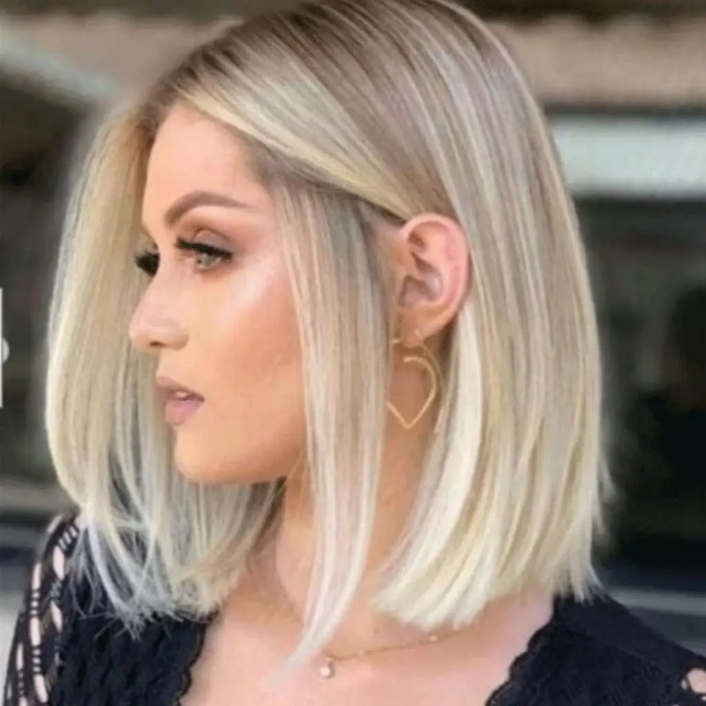 

Синтетический парик 13x4 без клея, омбре, ледяной блонд, с HD-кружевной передней частью, балаяж, с предварительно проработанной линией роста волос, термостойкий, короткий прямой боб