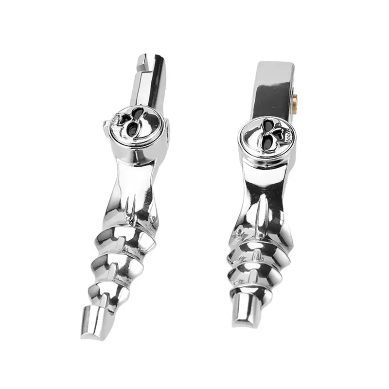 For 1996-2016 V-Star Drag Star XVS 400/650 XVS 1100 1999- 2009 Chrome Skull Brake Clutch Lever For Motorcycles - view 3