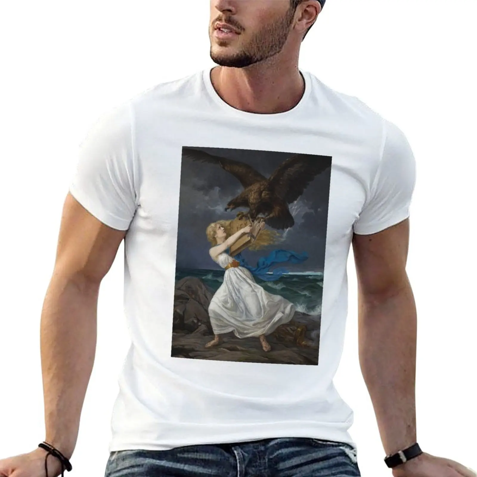 

The Maiden of FinlandSuomi Neitos T-Shirt man t shirt cotton high quality t shirt man casual T-Shirt
